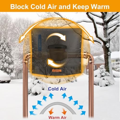 Insulated Backflow Preventer Cover, 24W x 36H in, Black - Image 3