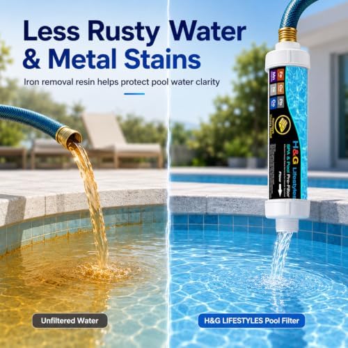 H&G lifestyles Garden Hose Filter for Filling Pool Spa Hot Tub Well Water - Image 4