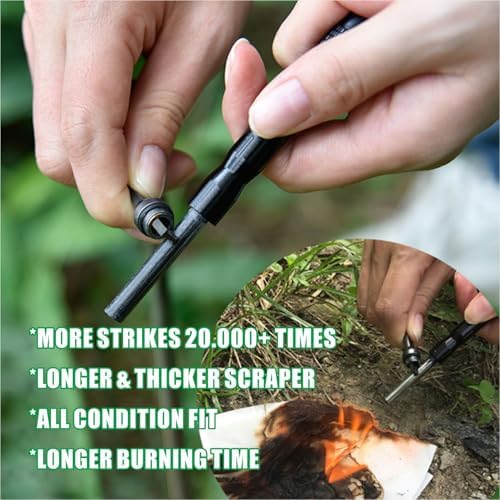 Hiking, Camping, Travel, Outdoor Emergency preparedness, Portable Flint and Personal Water Filter kit (Medium) - Image 4