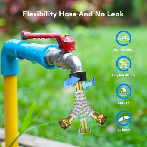 BELVITA RV Inline Water Filter with 90 Degree Elbow and Flexible Hose - Image 6
