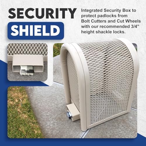 Premium Backflow Preventer Security Cage with Locks & Anchors, Extra Small - Image 5