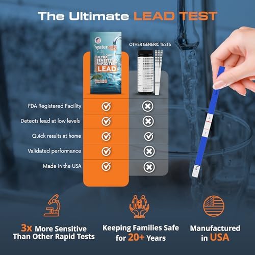 Watersafe® Lead in Drinking Water Test Kit – EPA-Compliant & Lab-Verified 8-Minute Detection Below 5 PPB – Easy & Accurate DIY Home Testing for Tap & Well Water - 4 Pack - Image 2