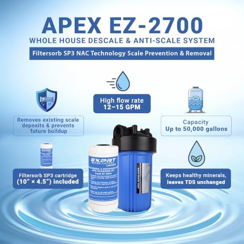Whole House Water Filter 10" x 4.5" Filtersorb SP3 Anti-Scale EZ-2700 - Image 2