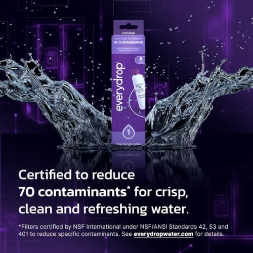 everydrop by Whirlpool Ice & Water Refrigerator Filter 1, Purple, EDR1RXD1 - Image 2