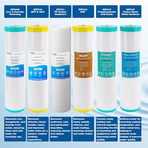 H&G Lifestyles Whole House Water Filter Cartridge 4.5 x 20 KDF Water Filter - Image 7