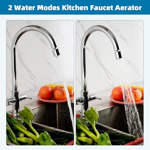 Hibbent NSF/ANSI/CAN 61 & cUPC Certified Faucet Aerator, Chrome - Image 5