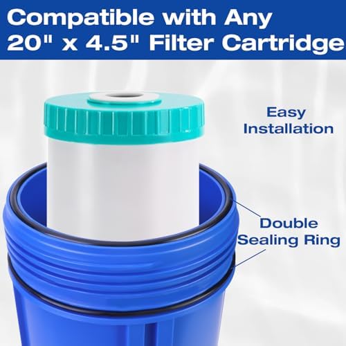 H&G Lifestyles Water Filter Housing 20 Inch, Water Filter Canister 20 x 4.5 - Image 4