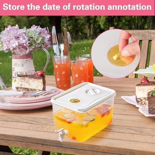 Small Drink Dispenser for Fridge 0.5 Gallon Plastic Cold Drink Jug - Image 4