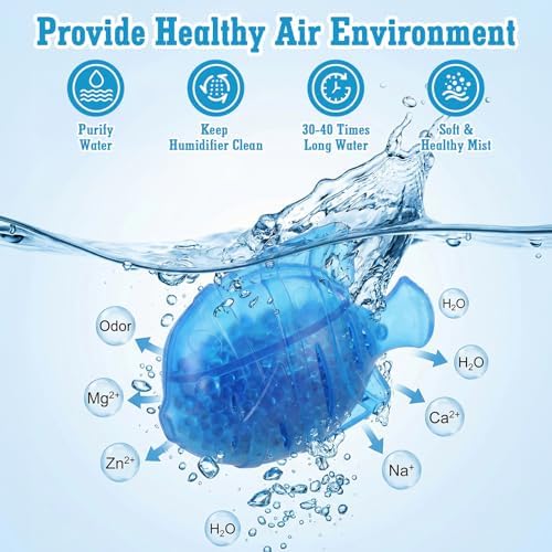 24 PCS Humidifier Cleaning Fish – Universal Tank Cleaner for Humidifiers & Fish Tanks, Purple/Blue/Yellow, Purifies Water, Reduces Hard Water Build-Up & Scale - Image 4