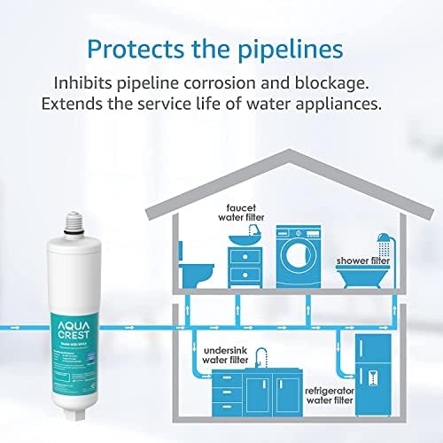AQUA CREST AP431 AP430SS Whole House Scale Inhibitor Inline Water System and AP431 Replacement Cartridge, Bundle - Image 5