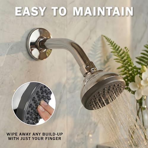 Aqua Elegante Pressure Boosting Shower Head - 2.5 GPM - Polished Chrome - Image 6