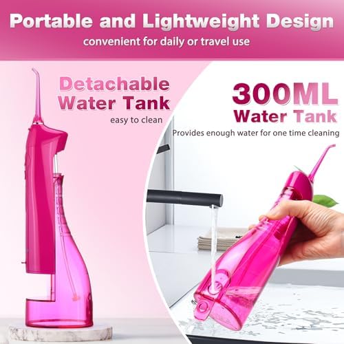 TOVENDOR Electric Water Dental Flosser Teeth Pick, Cordless Oral Irrigator - Image 6