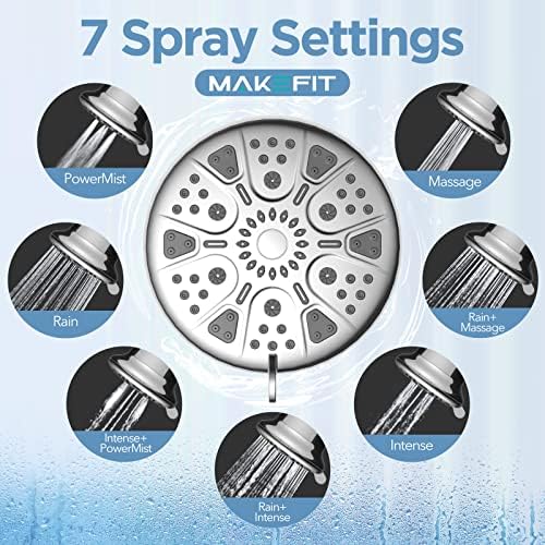 MakeFit Filtered Shower Head Bundle with 1-PACK Shower Filter Replacement Cartridge - Image 3