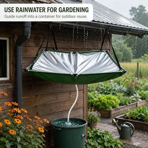 Hanging rainwater Collection System，rain Collection System Kit. - Image 2