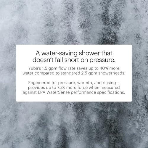 Brondell Nebia Yuba HandHeld Shower Head, 60" Stainless Steel Hose, 5 Setting, Precision Nozzle, Matte Black - Image 4