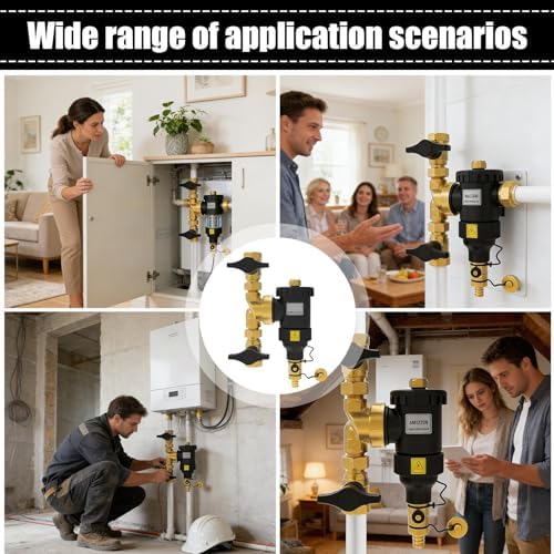 Industrial Boiler Filter Dn20 Dn32 Thread Wall-Mount Separator - Image 4