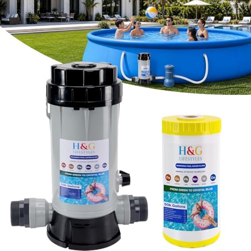 H&G lifestyles Pool Mineral Cartridge Cycler, Iron Water for Filling Pool by HGLifestyles