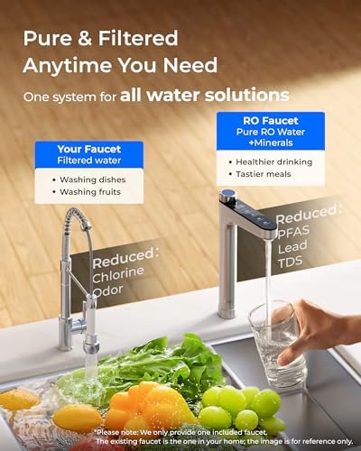 Waterdrop X12-PRO Dual Flow Reverse Osmosis Water Filter, Alkaline Mineral - Image 3