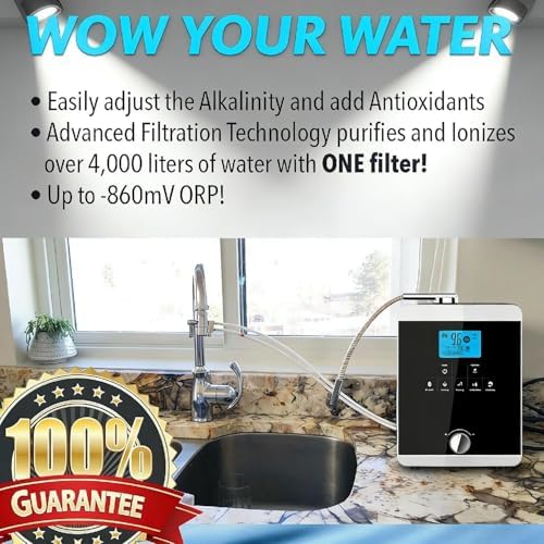 Alkaline Water Ionizer Machine Alkaline Hydrogen Water Purifier, 5 Water Settings Alkaline Water Filtration for Home LCD Display,for Cooking, Food Disinfection - Image 7
