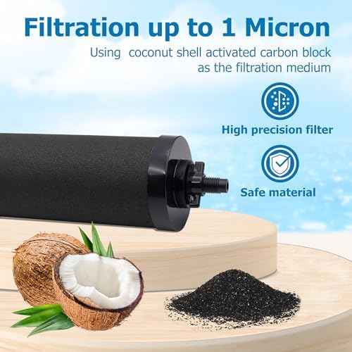 Water Filter Replacement for Berkey® BB9-2 Black Carbon Filters - Image 2