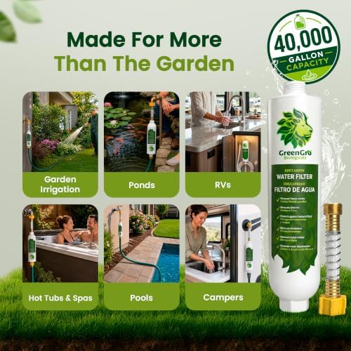 GreenGro Garden Hose Water Filter, KDF + Activated Carbon - Image 6