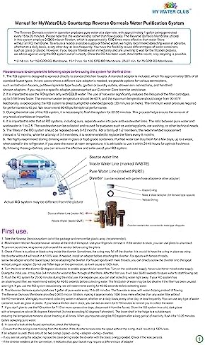 Countertop Portable Universal 5-Stage Reverse Osmosis RO Purification Water System with DI Deionizing Mixed Bed (Close to 0 PPM) postfilter, Build in USA - Image 4