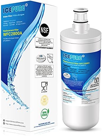 ICEPURE NSF/ANSI 42 3US-AF01 Under Sink Water Filter, Compatible with Standard Filtrete 3US-AF01, 3US-AS01, Whirlpool WHCF-SRC, WHCF-SUFC, WHCF-SUF, Pack of 1 by ICEPURE