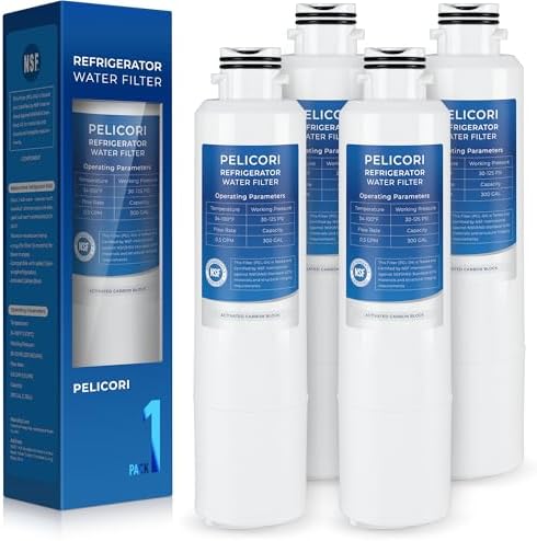 RF263TEAESG, RF263BEAESR, RF263BEAESG Water Filter, 4 Pack by Unknown