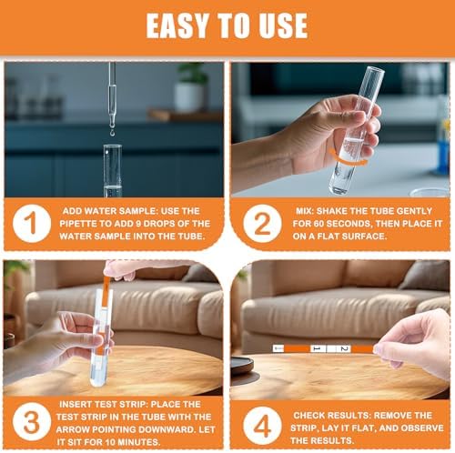 Lead Water Test Kit for Drinking Water: 2 Counts Water Lead Test Kit Detects Lead in Water, Accurate at Home Lead Testing Kit Results in 10 Minutes - Image 4