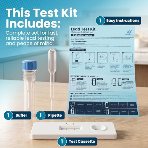 Lead Test Kit for Drinking Water – Lab-Grade Accuracy with Results in 15 Minutes – Easy DIY Test for Tap, Well & Spring Water – Detects Harmful Lead Contamination – Single Use Cassette - Image 3