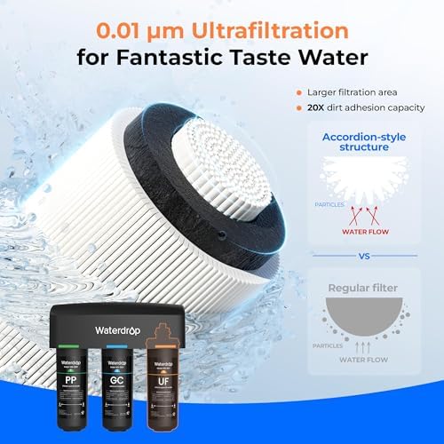 Waterdrop WD-TSA-UF 0.01 μm Ultra Filtration Under Sink Water Filter System - Image 4