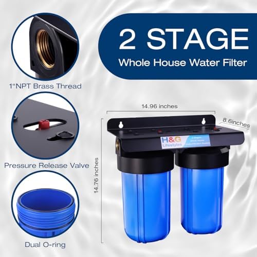 H&G Lifestyles Whole House Sediment Filter Up to 50,000 Gallons - Image 3