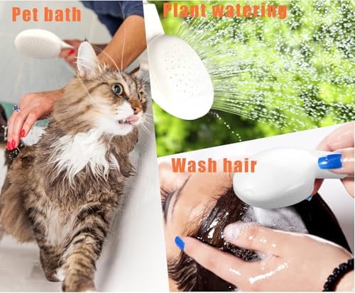 Portable Rubber Hose Nozzle, Size, Easy to Use, Hand Shower, Suitable for People or Pets (3m) - Image 4