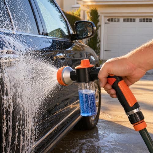 Dog Washing Hose Attachment, 8-in-1 Dog Shower Attachment & Hose Nozzle - Image 6