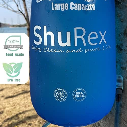 12L/3-Gal Gravity-Fed Water Bag with 2 Outlet Pipes - Image 4