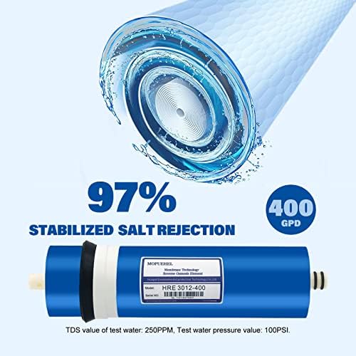 400 GPD RO Membrane, Reverse Osmosis Membranes, RO Buddie/RODI Membrane/RO Membrane Replacement Cartridges, for DIY RO Water System & Maple Syrup Reverse Osmosis System (1 Pack) - Image 3