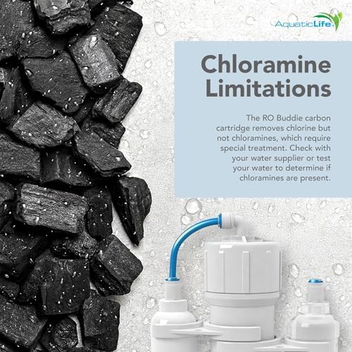 Aquatic Life RO Buddie 3-Stage Aquarium Water Filter System, Reverse Osmosis RO Filtration Unit for Fish Tank, Fountains, and More, 100 GPD (Gallons Per Day) - Image 4
