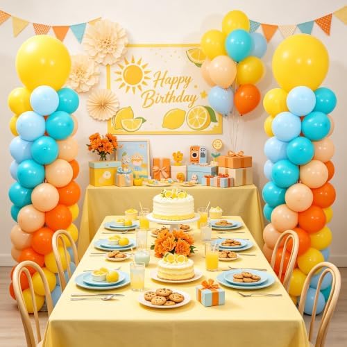 Here Comes the Son Balloon Column Stand Kit Set of 2 for Floor - Image 2