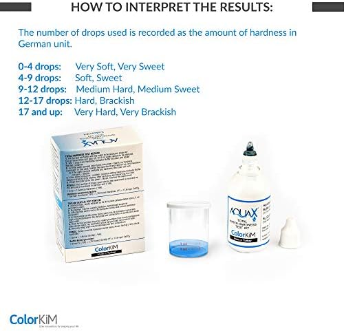 Total Water Hardness Test for Pool, Aquarium, and Drinking Water, and Improving Water Softener Efficiency, Hard Water Test Kit - Image 5