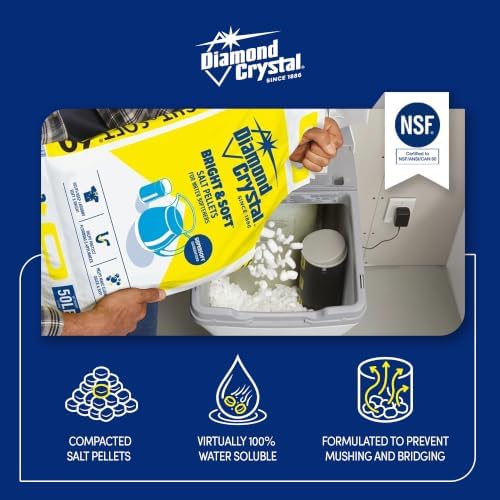 Diamond Crystal Bright & Soft Water Softener Salt Pellets, 50 Pounds - Image 3