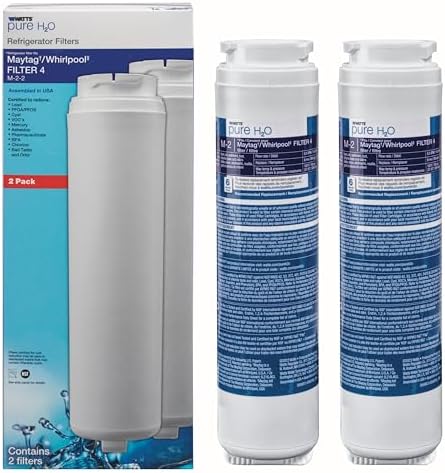 Watts M-2-2 Maytag Refrigerator Water Filter Replacement Cartridge 2-Pack, Compatible with UKF8001/UKF8001AXX, 6-Month Life, Reduces Lead, Chlorine & VOCs, NSF Certified - Image 5