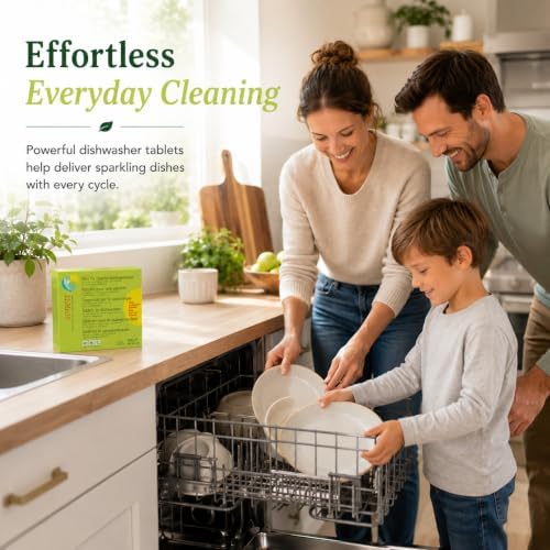 Sonett Dishwasher Cleaning Tablets, Deep Clean Fresh Scent - 18 oz (1 Pack) - Image 5