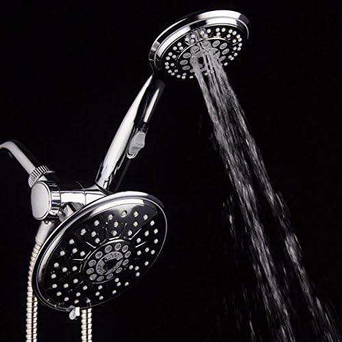 High Pressure 30-mode Dual 6" Rainfall Handheld Shower Head Combo - Image 5