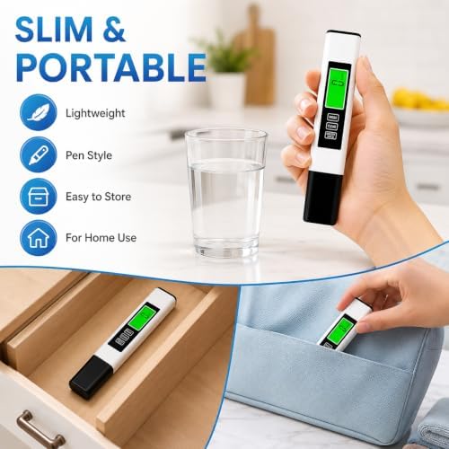 2026 All-New 4 in 1 Digital Water Tester (Yellow) - Image 6