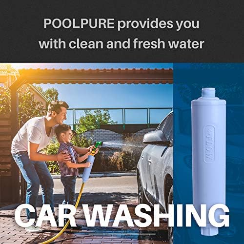 POOLPURE Garden Hose End Pre Filter for Pool, Hot Tub, Spa, Greatly Reduces Chlorine, Heavy Metals, Odor, Fits Any Standard 3/4" Garden Hose Thread, Up to 8,000 Gallons, 1PACK (Pack of 2) - Image 5