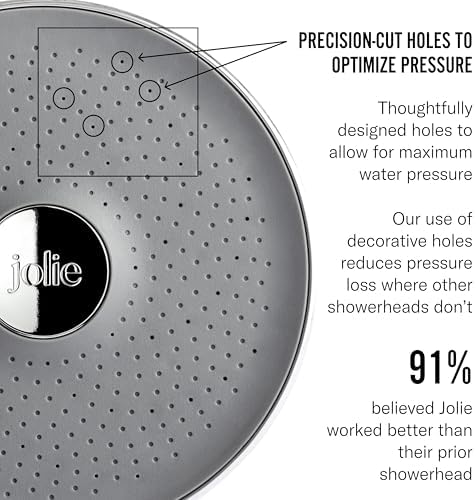 Jolie Filtered Showerhead, High Pressure Shower Filter, Gold - Image 2