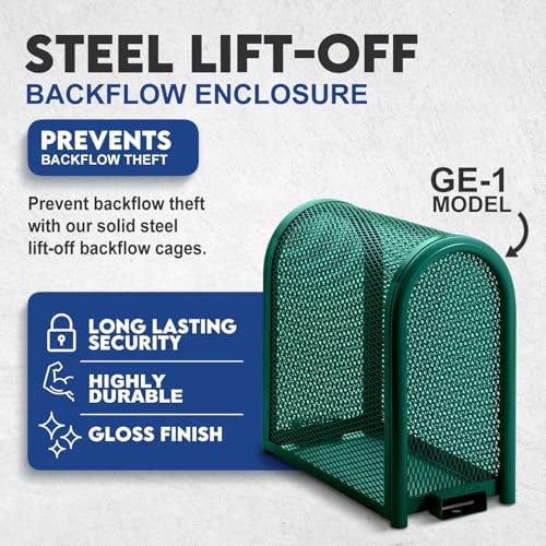 Premium Backflow Preventer Security Cage with Locks and Anchors, Small - Image 3