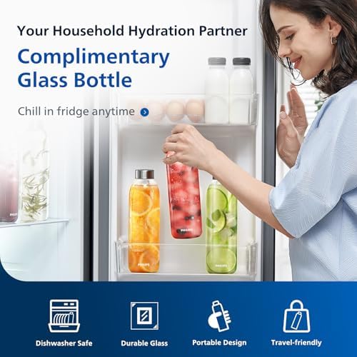 Reverse Osmosis Water Filter Countertop, PHILIPS 3:1 Pure to Drain 5-IN-1 RO Water Filtration System Purifier Dispenser with Aquaporin Technology Tested by NASA, NSF/ANSI 372 Certified, Reduce TDS - Image 6