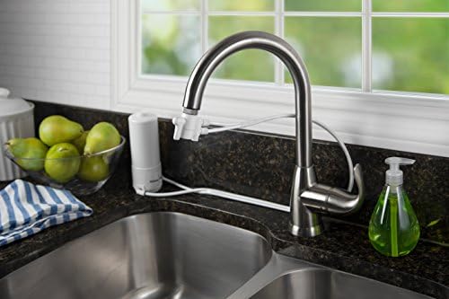Home Master HM-MINI-1CCB Countertop Faucet Filter, 1500 Gallons Replaceable Filter, 1-Micron Absolute, Powerful Catalytic Carbon, Removes Chloramines, Chlorine, Chemicals, VOCs & More, Made in USA - Image 3