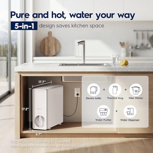Electrolux PureOne 800GPD Reverse Osmosis Water Filter, Instant Hot Water - Image 2